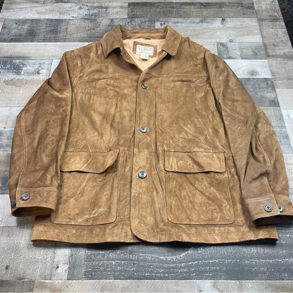 L.L. Bean Other - L.L. Bean Suede Leather Jacket Mens